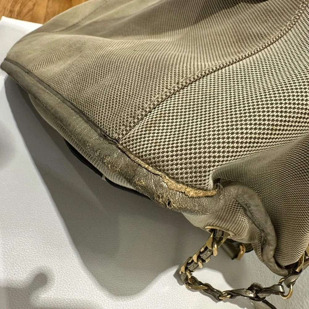 Chloe Metallic Champagne Satchel Bag - Picture 7 of 15